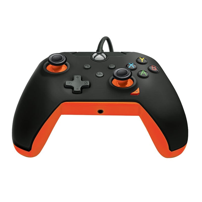 PDP XBOX WIRED CONTROLLER BLACK - ATOMIC (ORANGE) 708056069124