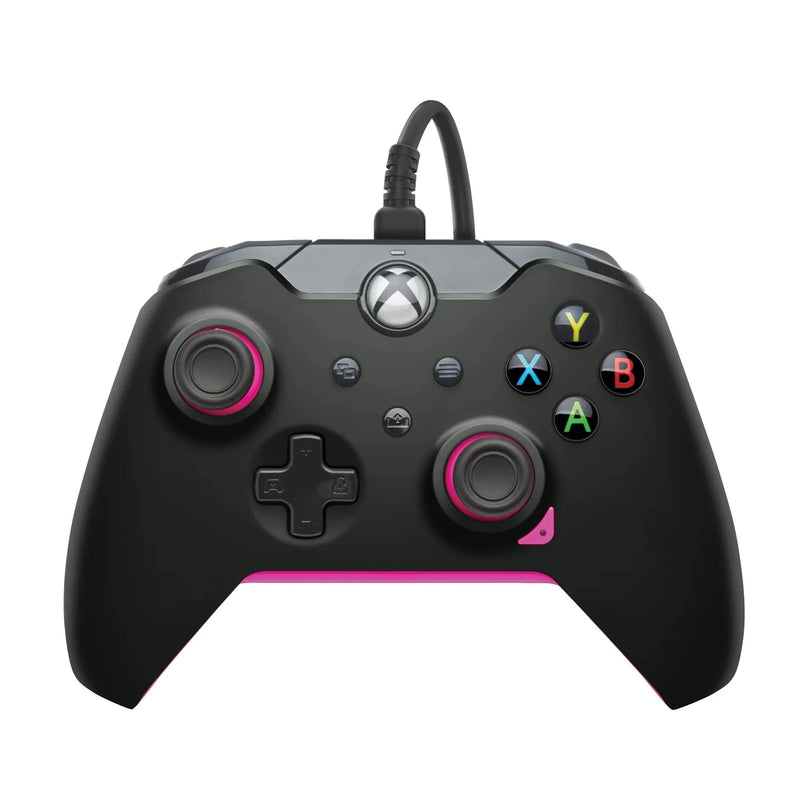 PDP XBOX WIRED CONTROLLER BLACK - FUSE (PINK) 708056069117