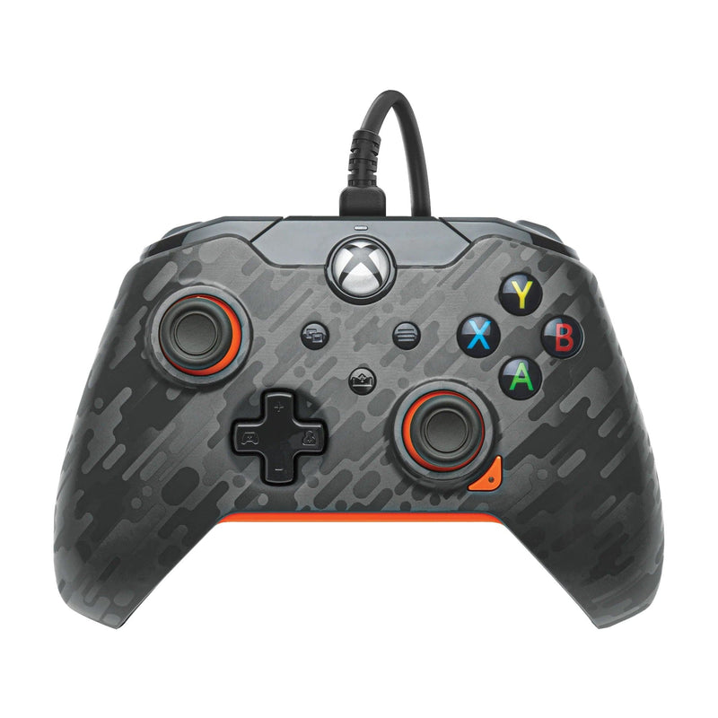 PDP XBOX WIRED CONTROLLER CARBON - ATOMIC (ORANGE) 708056068882