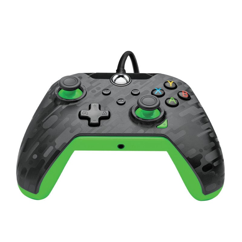 PDP XBOX WIRED CONTROLLER CARBON - NEON (GREEN) 708056068899