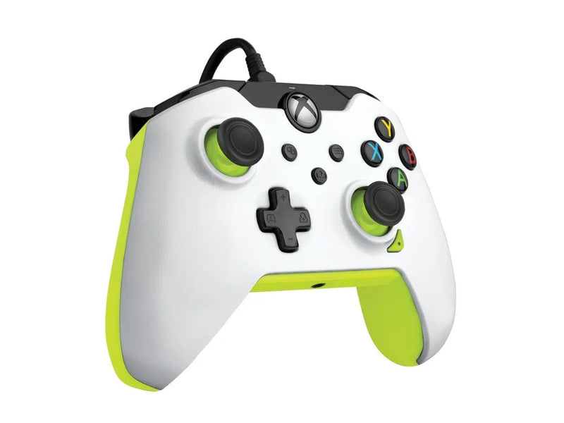 PDP XBOX WIRED CONTROLLER WHITE - ELECTRIC (YELLOW) 708056069018