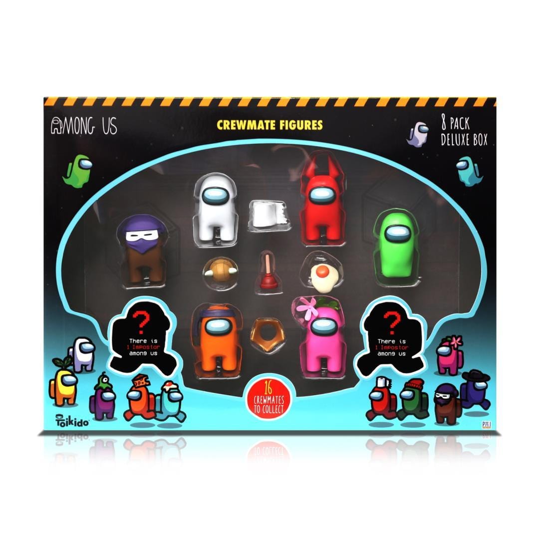 PMI AMONG US CREWMATE FIGURES - 8 BUDDIES DELUXE BOX (S1) 7290112475602