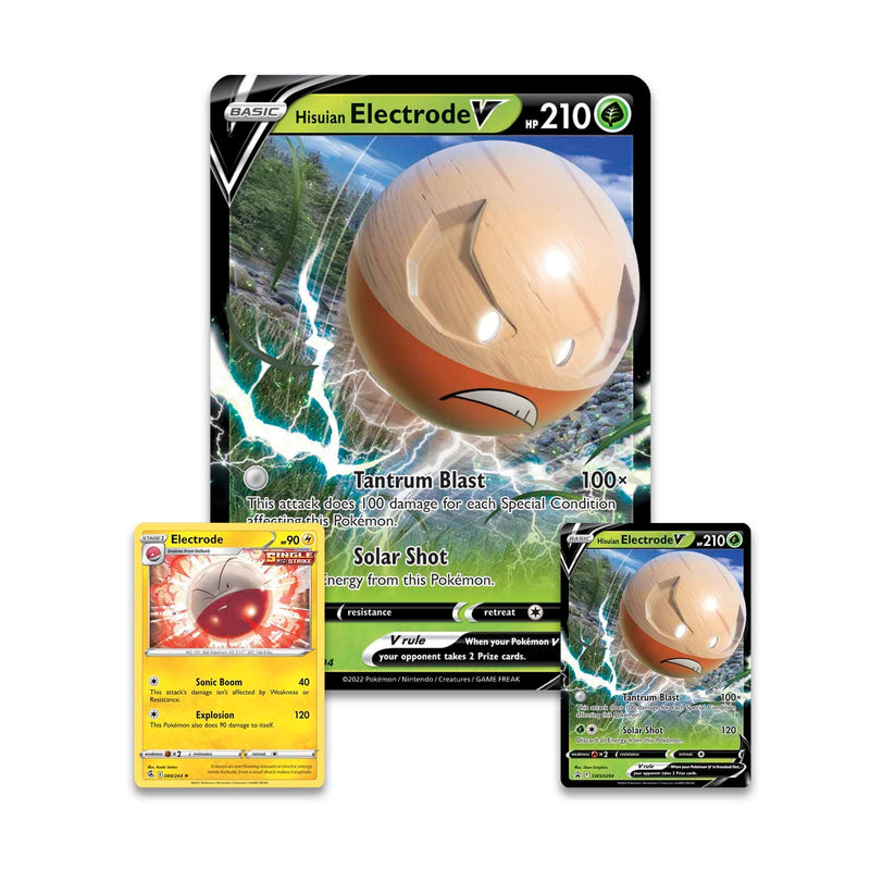 POKEMON TCG: HISUIAN ELECTRODE V BOX TRADING CARDS 0820650851216