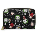 POP BY LOUNGEFLY BEETLEJUICE AOP ZIP AROUND WALLET 671803380448