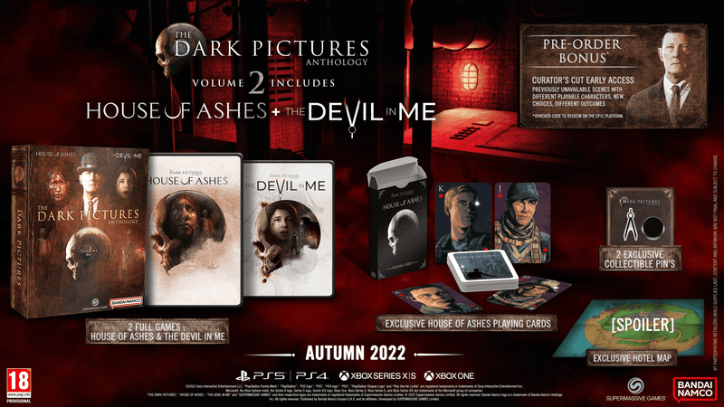 PS4 THE DARK PICTURES ANTHOLOGY: VOLUME 2 - LIMITED EDITION (Playstation 4) 3391892023848