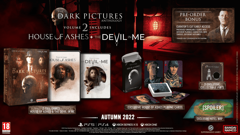 PS4 THE DARK PICTURES ANTHOLOGY: VOLUME 2 - LIMITED EDITION (Playstation 5) 3391892023855