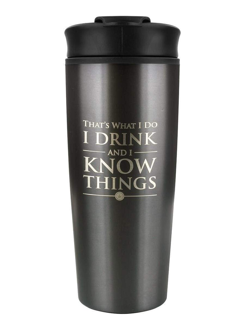 Pyramid GAME OF THRONES - I DRINK AND I KNOW THINGS kovinska skodelica 5050574253581
