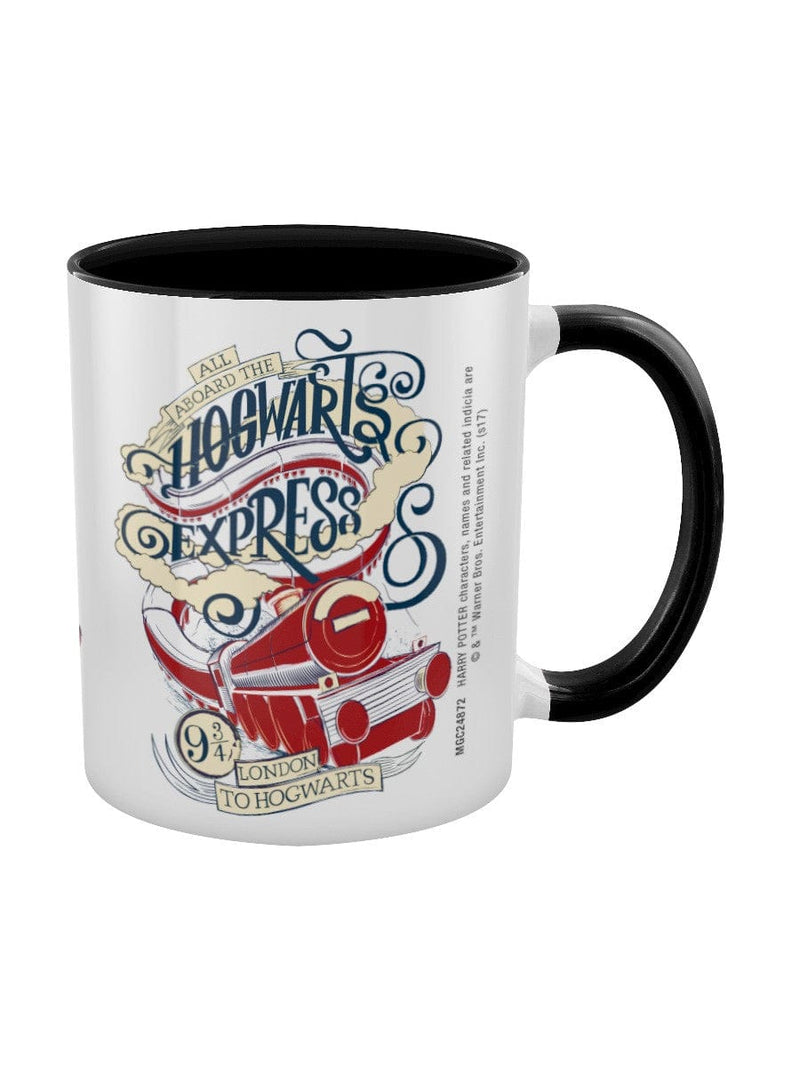 PYRAMID HARRY POTTER (ALL ABOARD) BLACK MUG 5050574248723