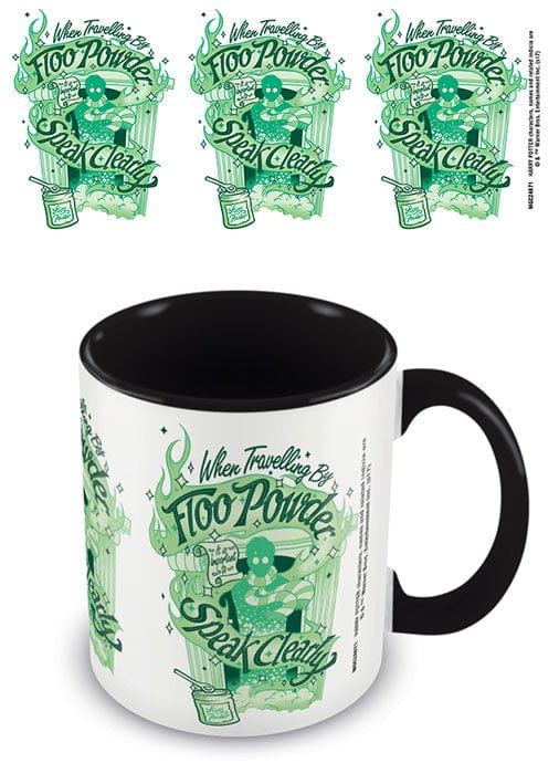 PYRAMID HARRY POTTER (FLOO POWDER) BLACK MUG 5050574248716