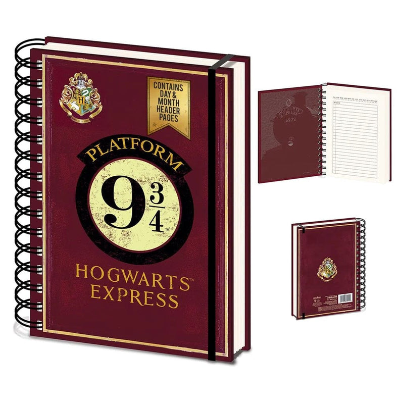 PYRAMID HARRY POTTER (PLATFORM 9 3/4) A5 WIRO NOTEBOOK – igabiba