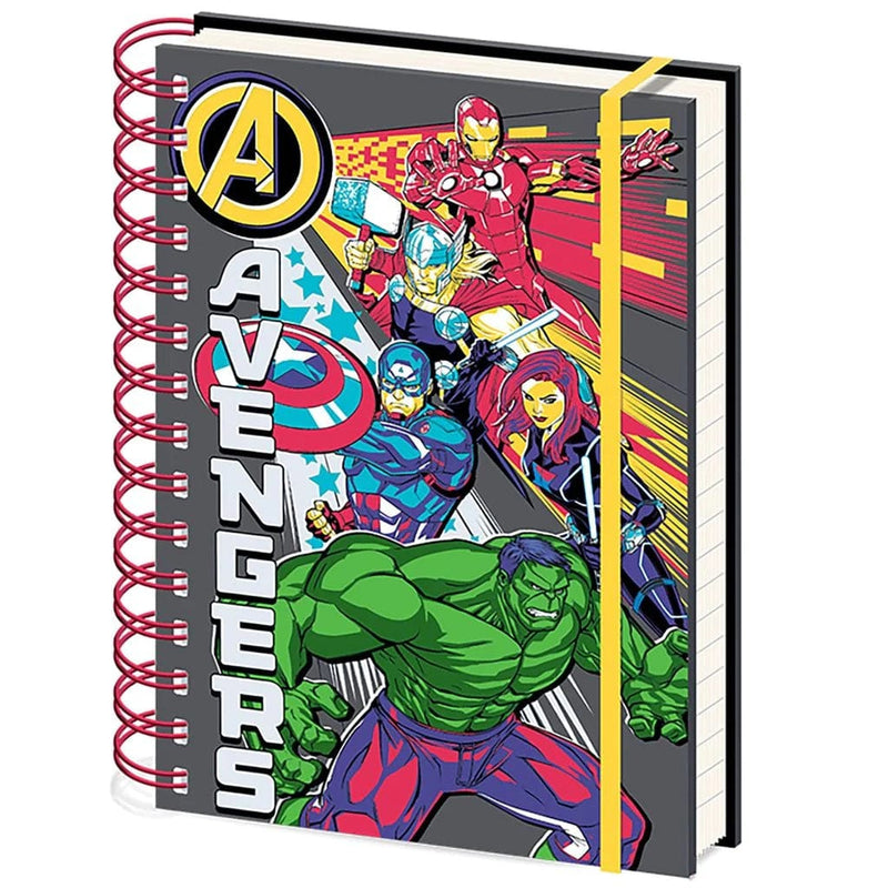 PYRAMID MARVEL BURST A5 WIRO NOTEBOOK 5051265732866