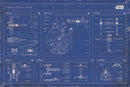 Pyramid STAR WARS - REBEL ALLIANCE FLEET BLUEPRINT plakat 5050574333412