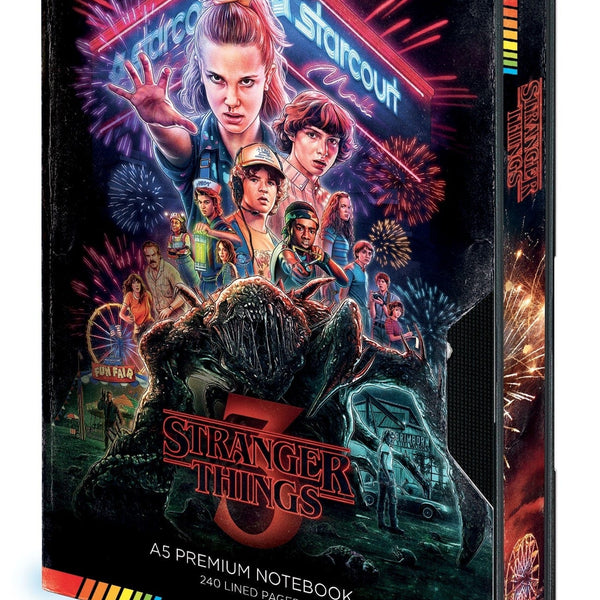 Stranger Things 4 Premium Notebook VHS Official Merchandise
