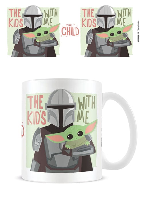 PYRAMID THE MANDALORIAN 2 (THE KIDS WITH ME) MUG 5050574262132