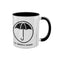 PYRAMID THE UMBRELLA ACADEMY (LOGO) BLACK INNER MUG 5050574255653