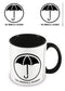 PYRAMID THE UMBRELLA ACADEMY (LOGO) BLACK INNER MUG 5050574255653