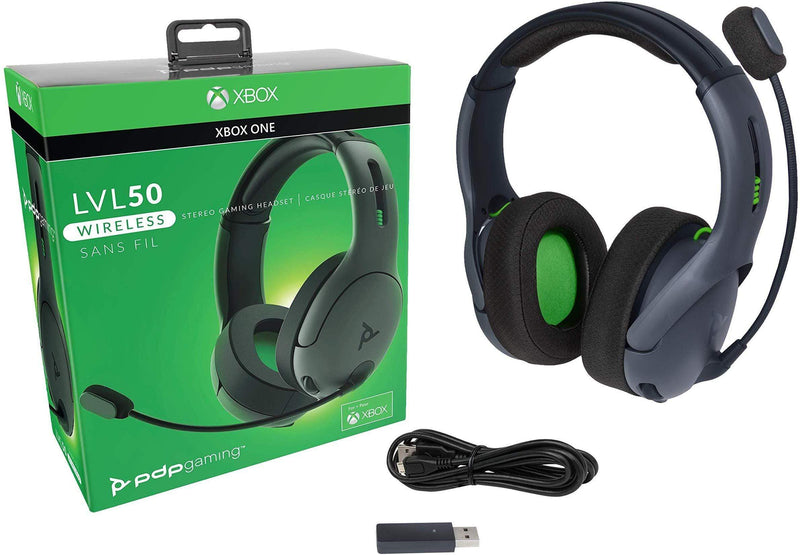 PDP Gaming LVL50 Wireless Stereo Headset Black - HEADSET ONLY 708056064563