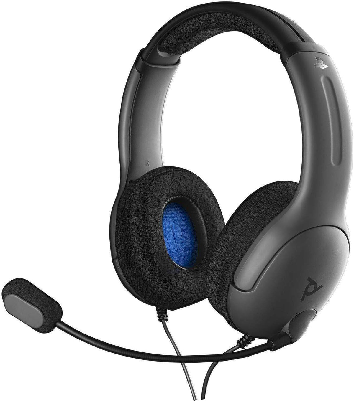 Slušalke PDP PS4, PS5 STEREO HEADSET LVL40 sive 708056065676