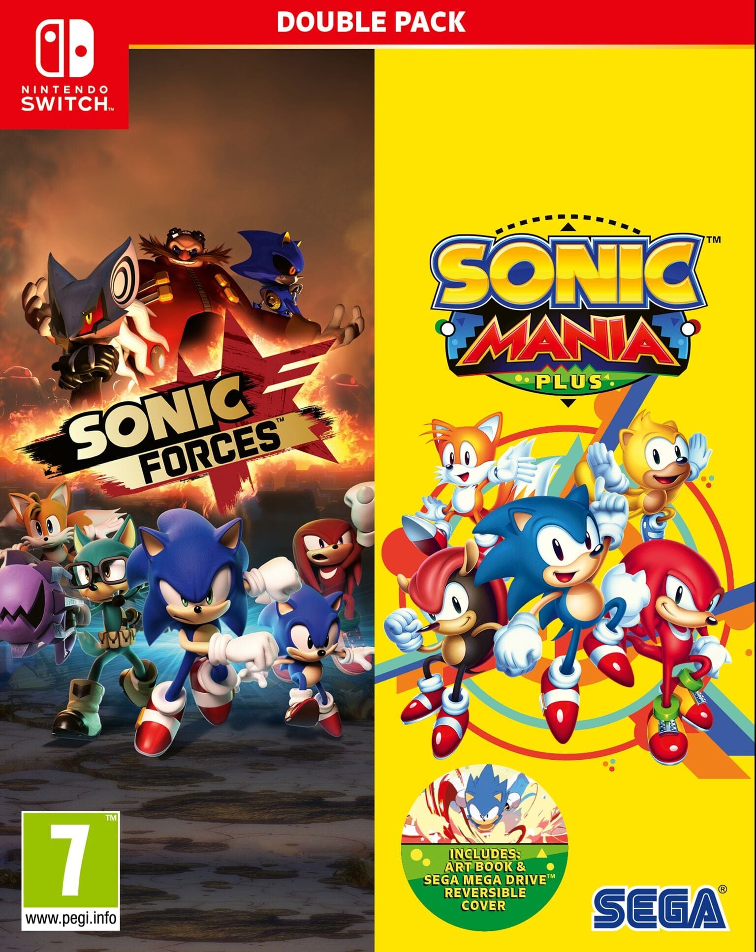 Sonic Mania Plus + Sonic Forces Double Pack (Nintendo Switch