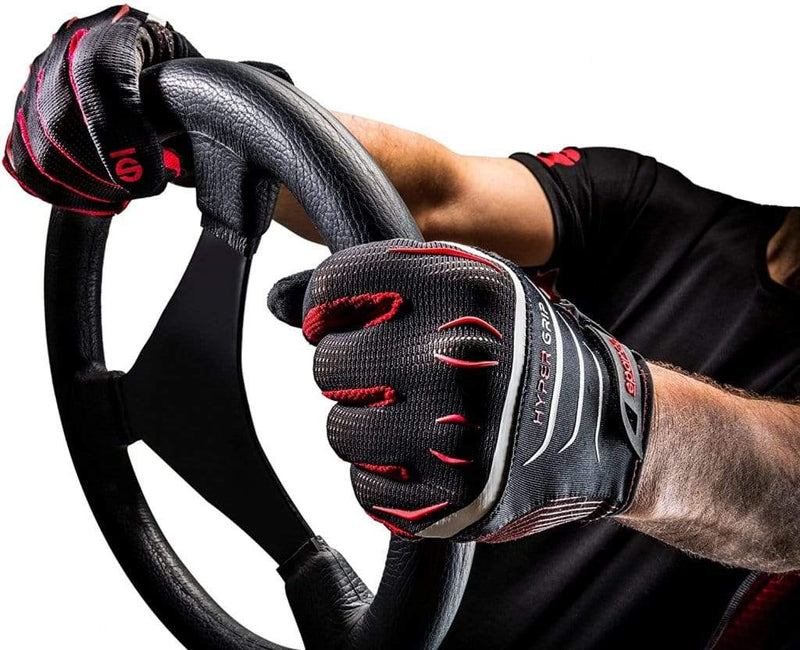 Sparco Hypergrip Gloves - Black & Red - Size 12 – igabiba