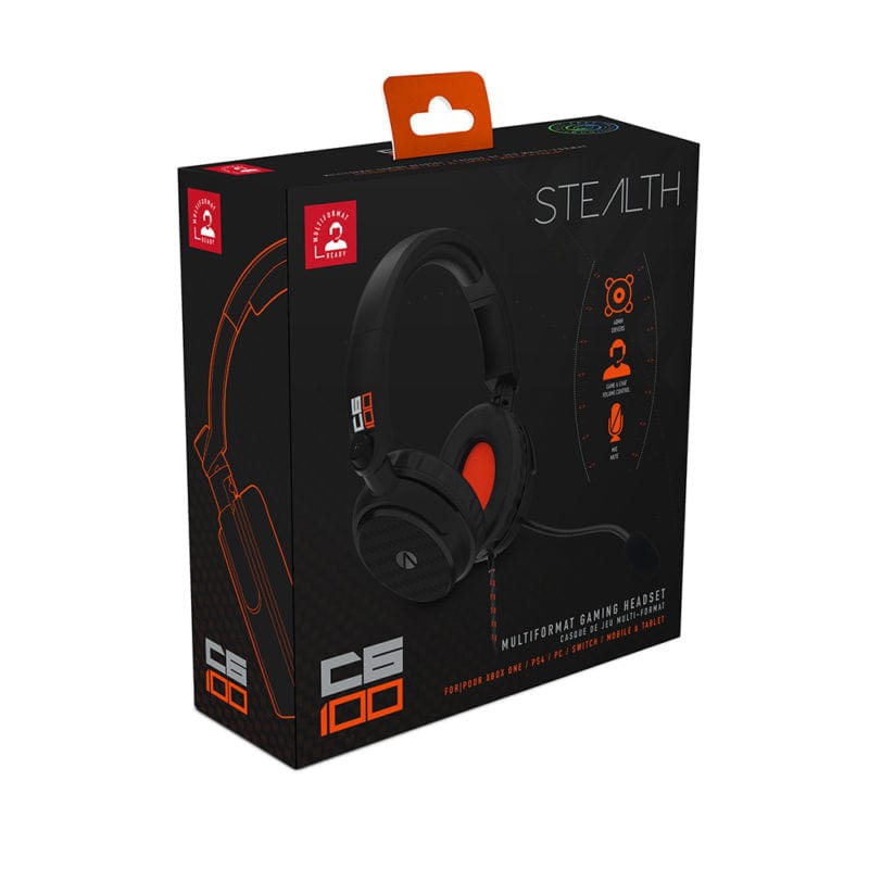 STEALTH C6-100 MULTIFORMAT GAMING HEADSET SLUŠALKE 5055269709596