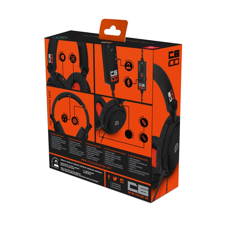 STEALTH C6-100 MULTIFORMAT GAMING HEADSET SLUŠALKE 5055269709596