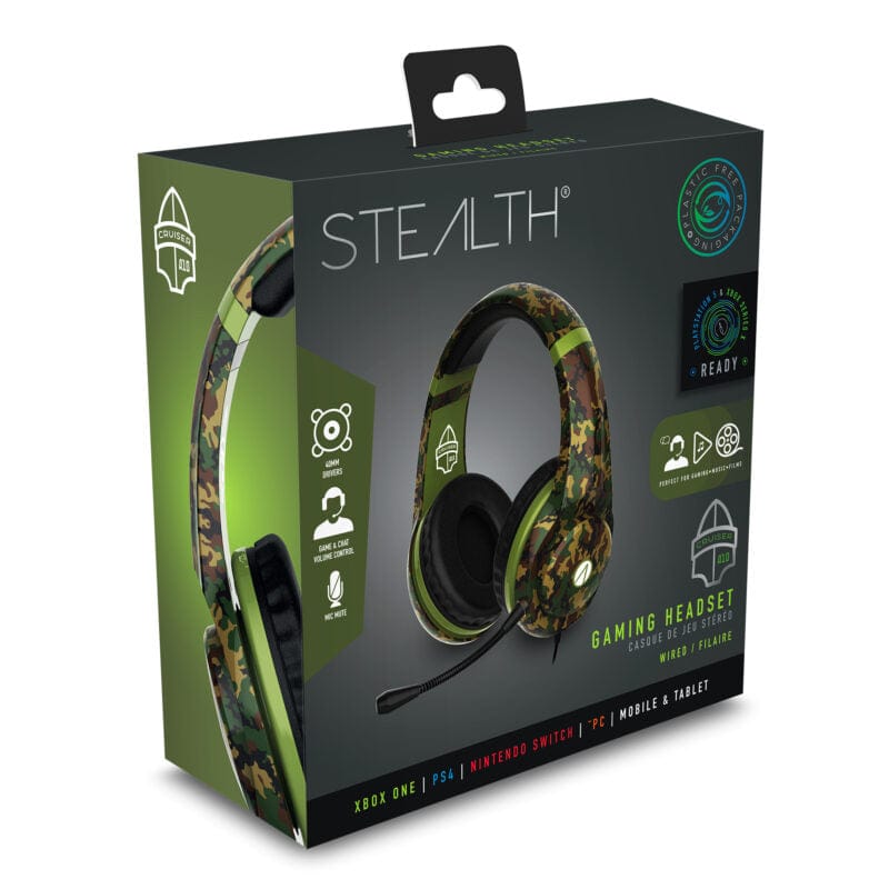 STEALTH MULTIFORMAT CAMO STEREO GAMING HEADSET - CRUISER 5055269709305