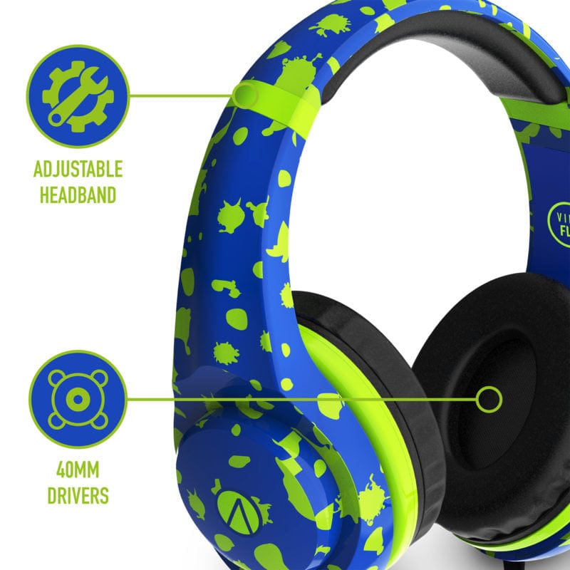 STEALTH MULTIFORMAT CAMO STEREO GAMING HEADSET – VIBE FLO BLUE 5055269709893
