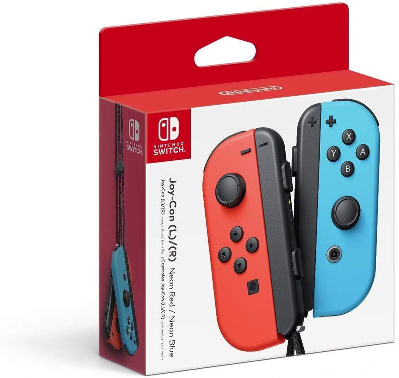 SWITCH JOY-CON PAIR NEON RED/NEON BLUE 045496430566