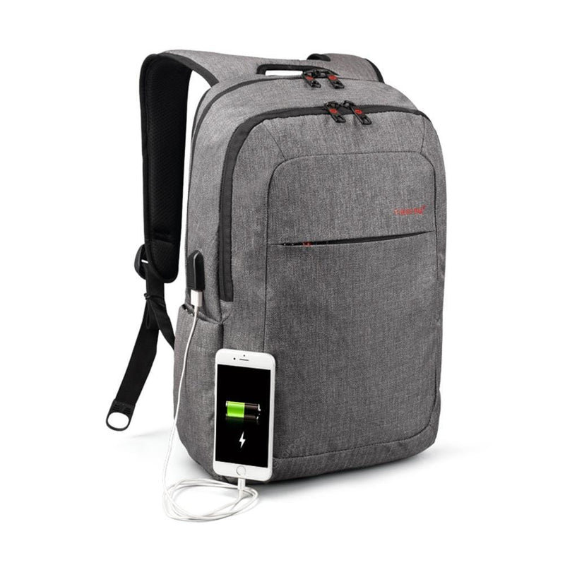 Tigernu Backpack T-B3090A USB 15.6" Grey 6928112307623