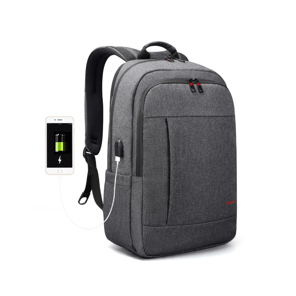 Tigernu Backpack T-B3142-USB 17" Silver 6928112307692