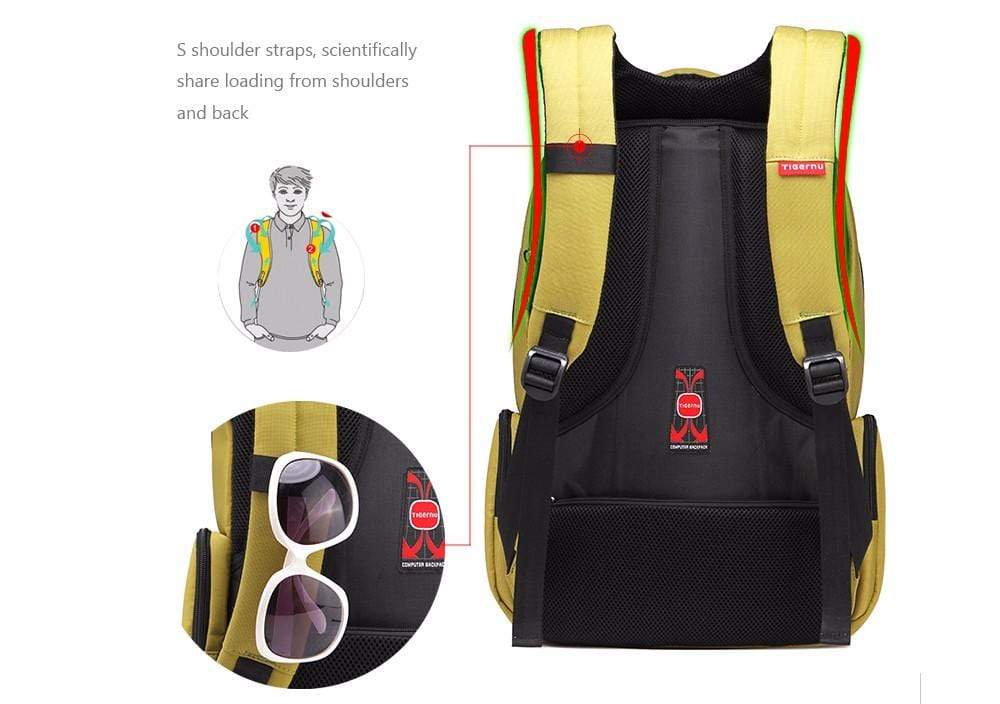 Tigernu Backpack T-B3143 14" Yellow 6928112303656