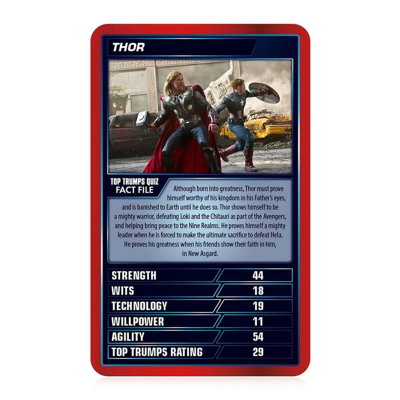 TOP TRUMPS - SPECIALS - MARVEL CINEMATIC 5036905042857