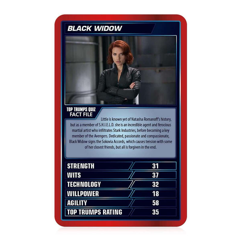 TOP TRUMPS - SPECIALS - MARVEL CINEMATIC 5036905042857