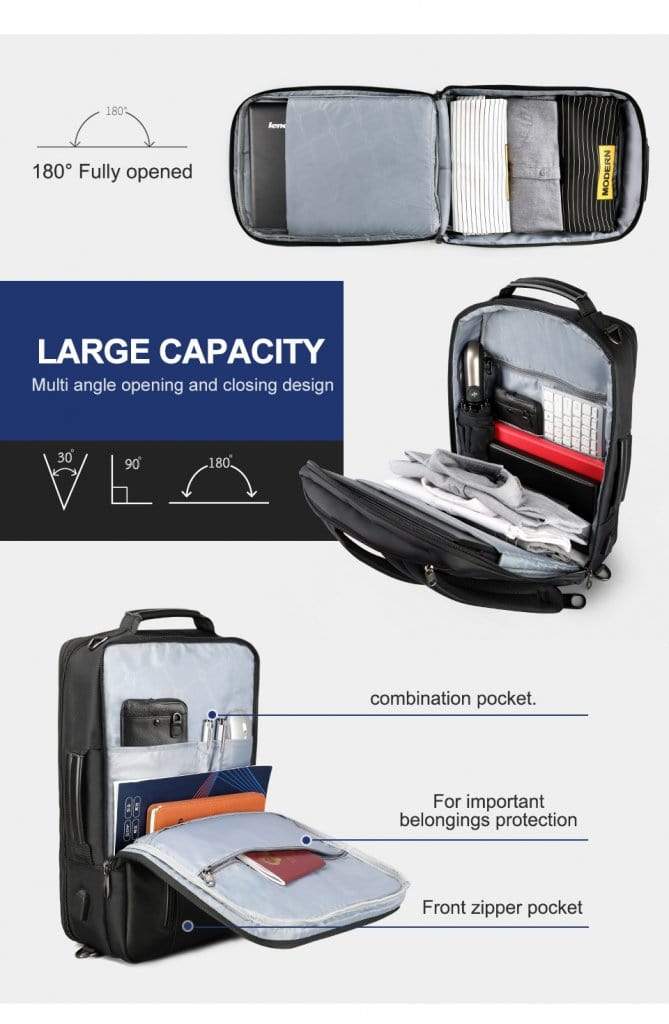 TORBA 3v1 TIGERNU  T-B3639 15.6" ČRN 6928112309368