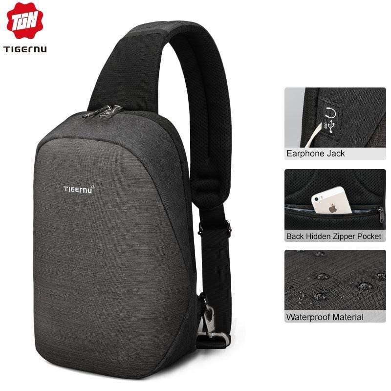 TORBA TIGERNU T-S8061 11" ČRNO SIVA 6928112309009