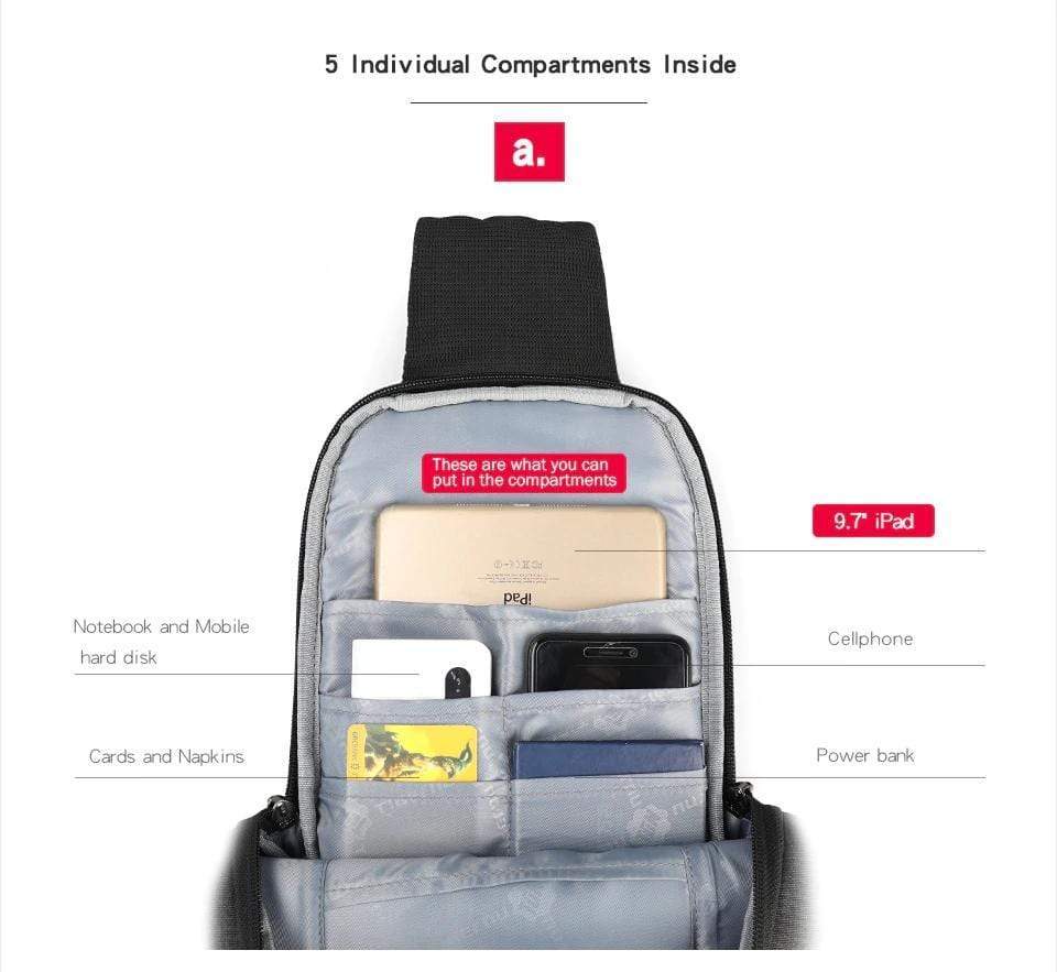 TORBA TIGERNU T-S8061 11" ČRNO SIVA 6928112309009