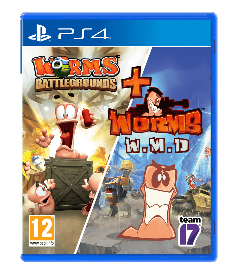 Worms Battlegrounds + Worms WMD Double Pack (PS4) 5056208805409