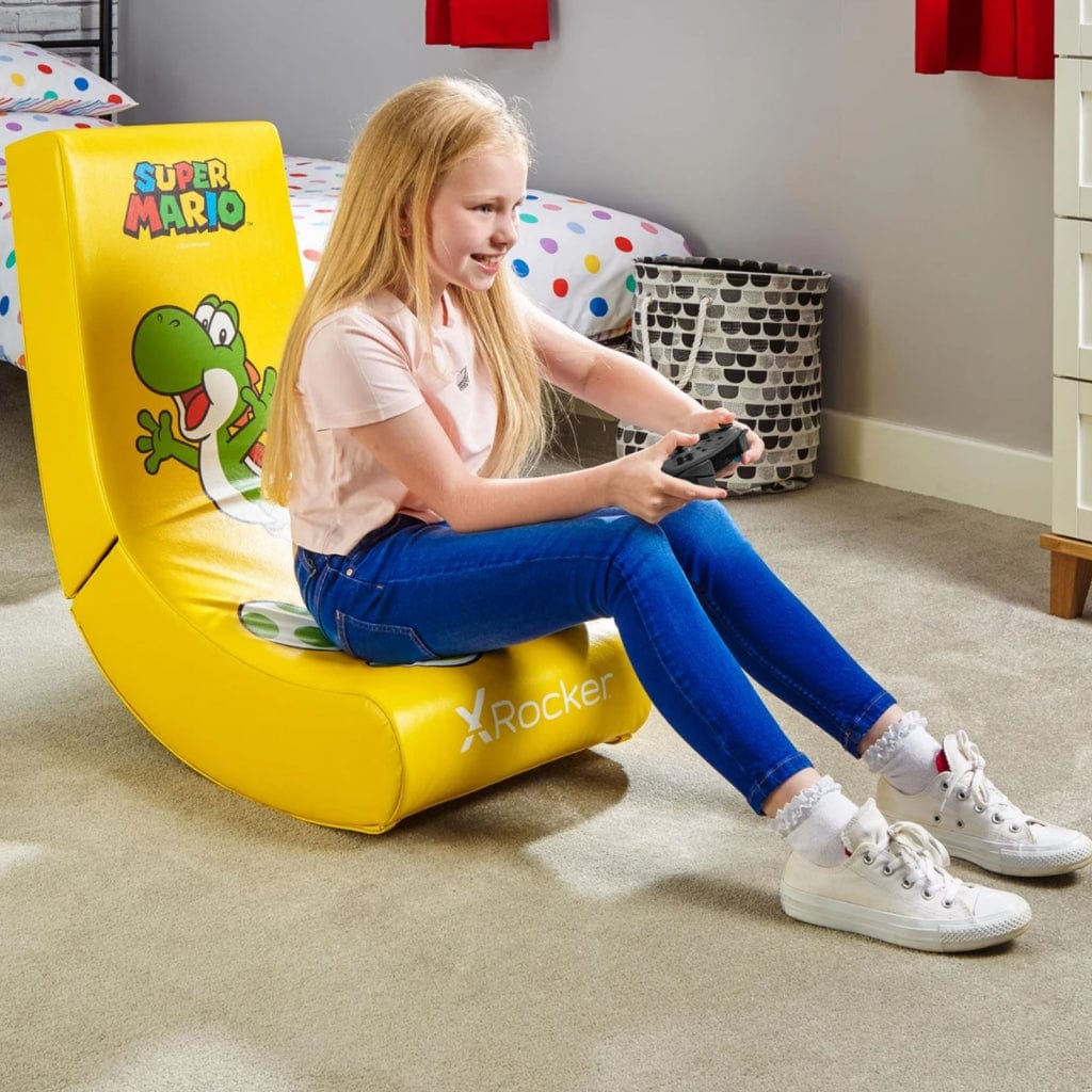 X ROCKER OFFICIAL NINTENDO SUPER MARIO ALL-STAR COLLECTION – YOSHI GAMING CHAIR 094338200959