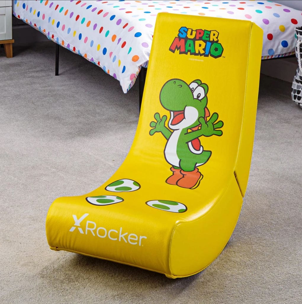 X ROCKER OFFICIAL NINTENDO SUPER MARIO ALL-STAR COLLECTION – YOSHI GAMING CHAIR 094338200959